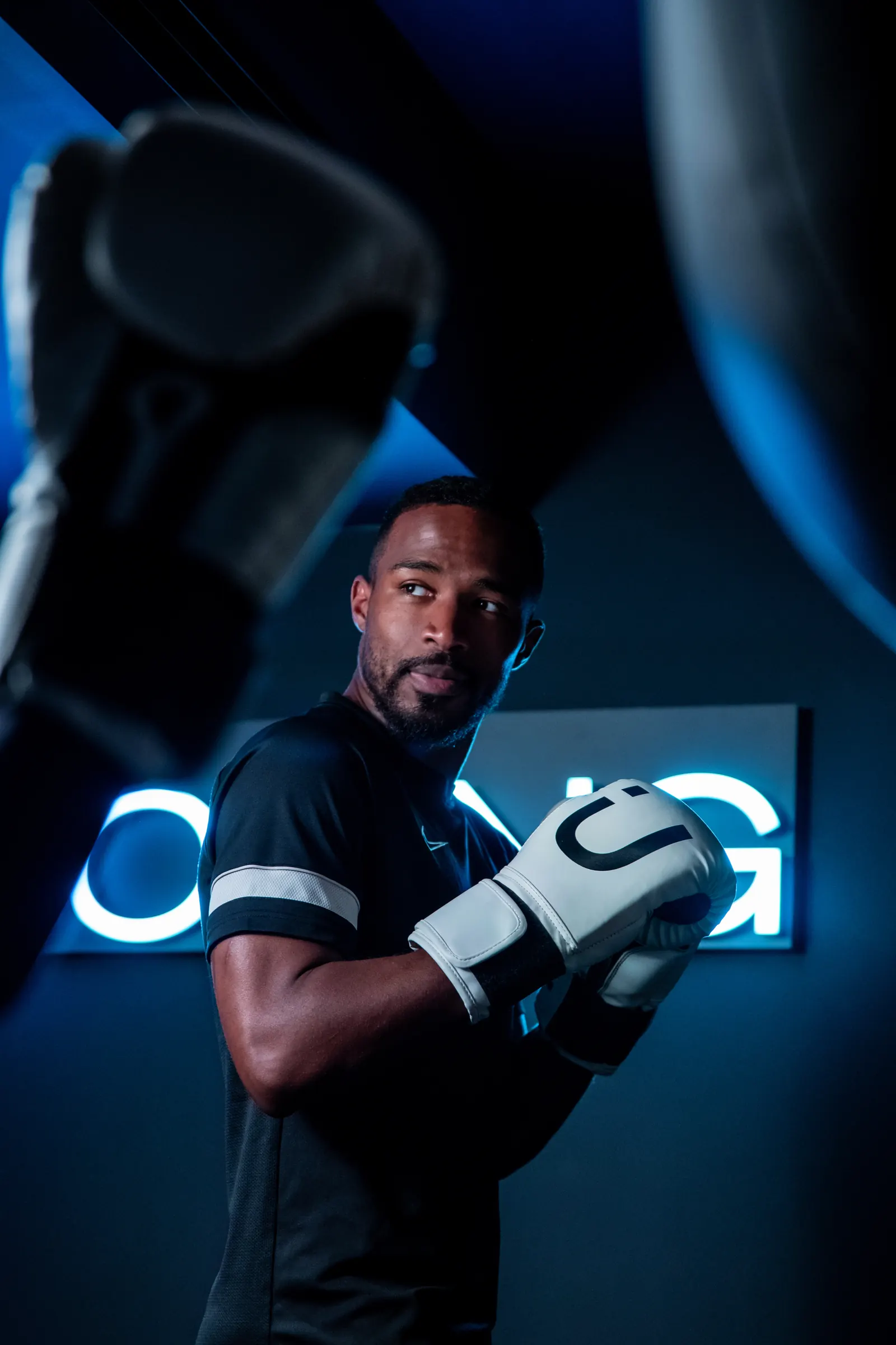 Séance au club Uniqe — boxing portrait homme